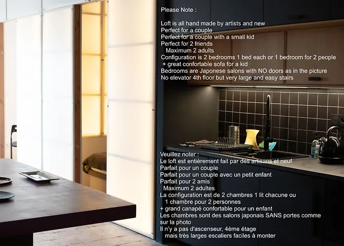 Heart Of Marseille, Loft Atypical & Spacious , Perfect For Couple And Couple With 1 Small Kid, Perfect For 2 Friends
